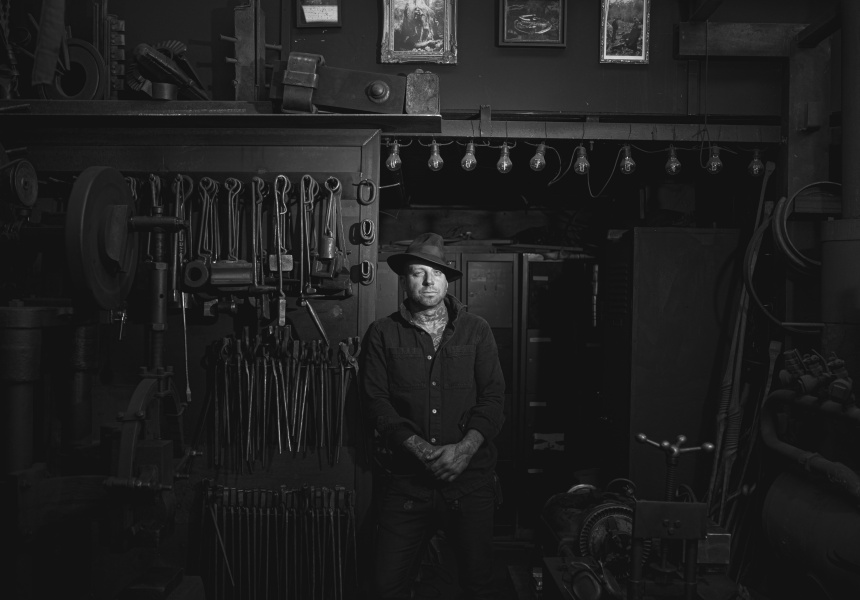Sculptor Pete Mattila Fuses Tasmania’s Industrial History With Its Ancient Geological Past